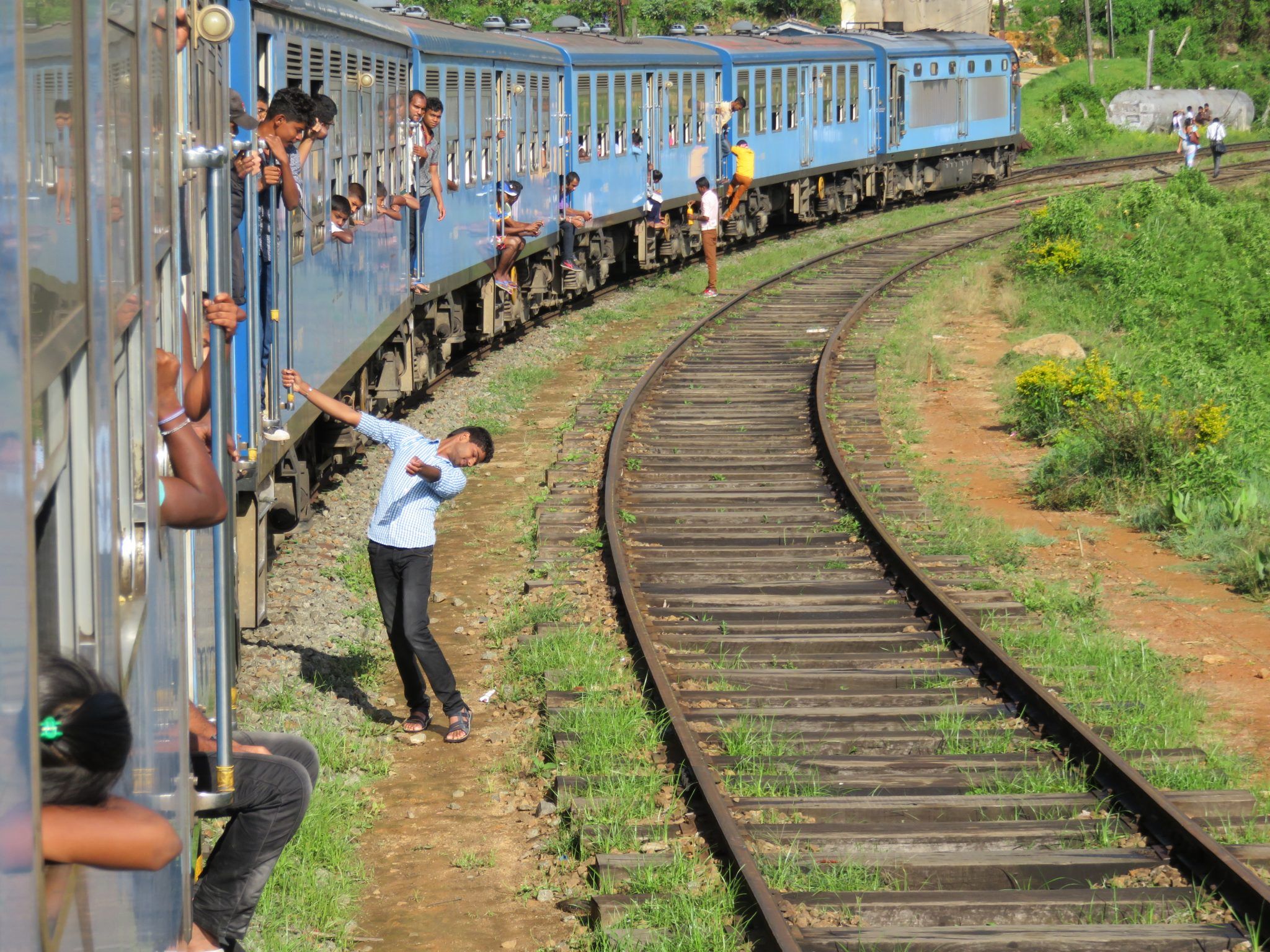 Viajar en tren por Sri Lanka